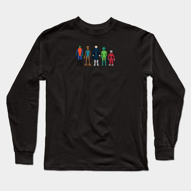 SW Cantina Patrons Long Sleeve T-Shirt by LeftCoast Graphics